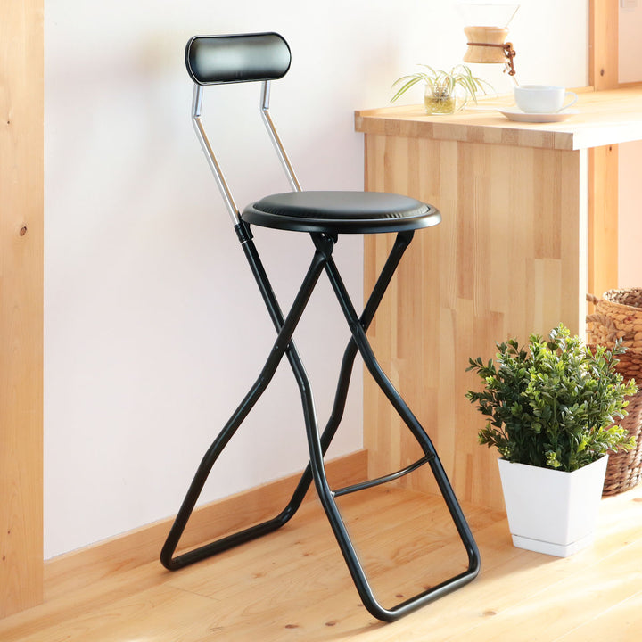 折りたたみ椅子座面高60cmキャプテンチェアハイタイプ