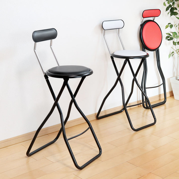 折りたたみ椅子座面高60cmキャプテンチェアハイタイプ