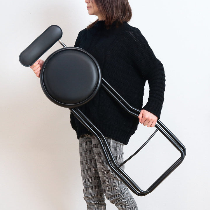 折りたたみ椅子座面高60cmキャプテンチェアハイタイプ