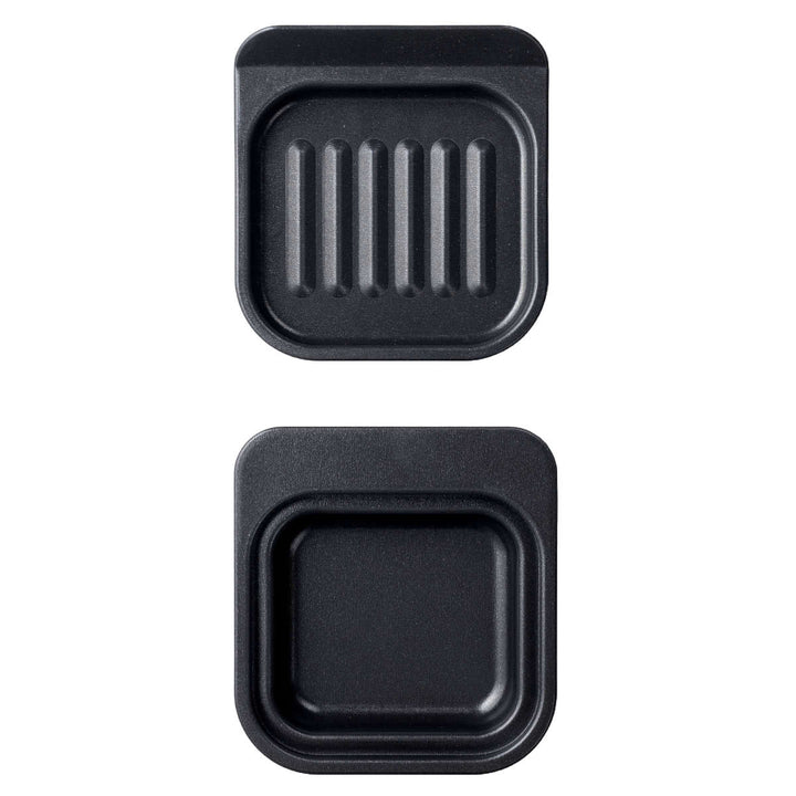 グリルプレート2個セット2段焼きプレートフッ素加工デュアルプラス日本製