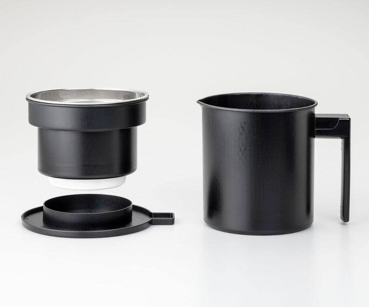 オイルポット500ml活性炭油ろ過ポットフッ素加工