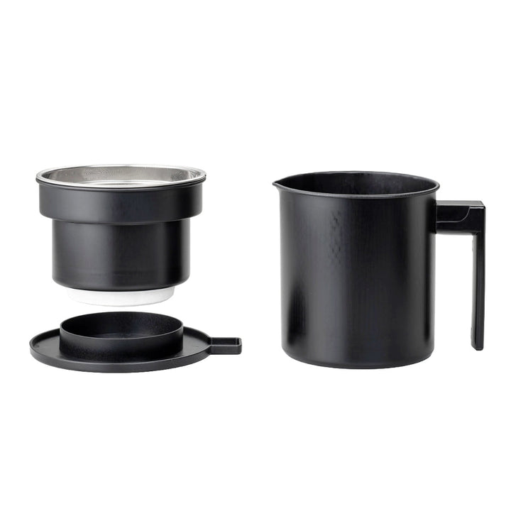 オイルポット500ml活性炭油ろ過ポットフッ素加工