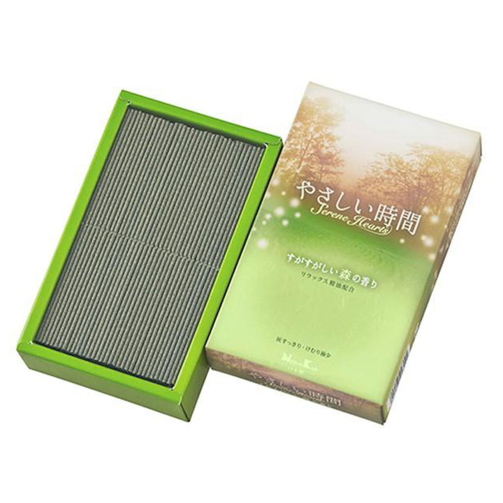 お線香やさしい時間セレーヌハーツ森の香りバラ詰