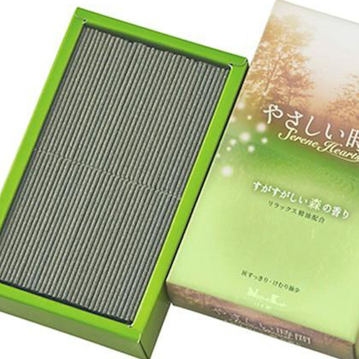 お線香やさしい時間セレーヌハーツ森の香りバラ詰