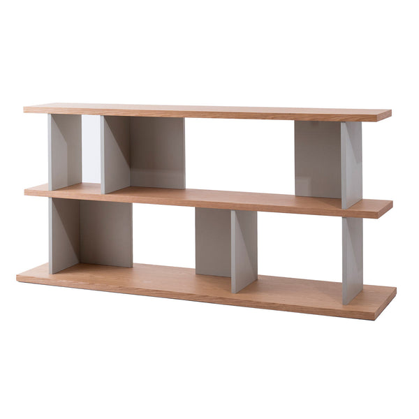 オープンシェルフ幅180cm天然木くすみカラー