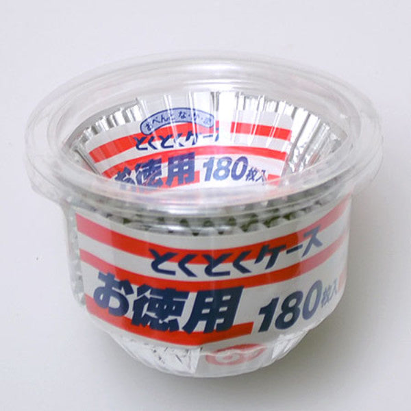 おかずカップお弁当カップとくとくアルミケース6号180枚入