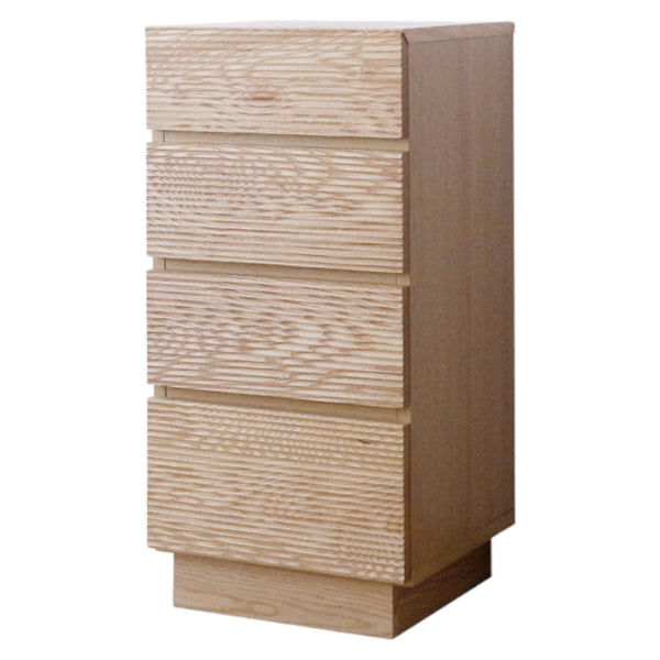 サイドチェスト幅40cm背面化粧天然木