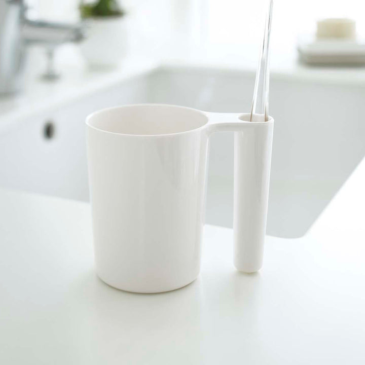 山崎実業MISTタンブラー＆トゥースブラシスタンドミスト