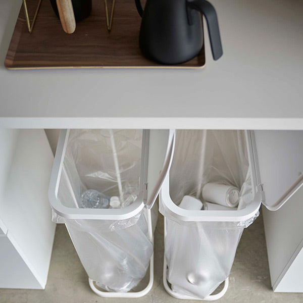 山崎実業分別ゴミ袋ホルダールーチェLUCE横開き縦開き