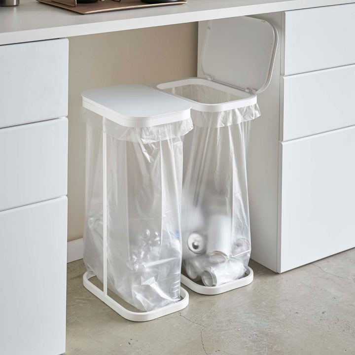 山崎実業分別ゴミ袋ホルダールーチェLUCE横開き縦開き