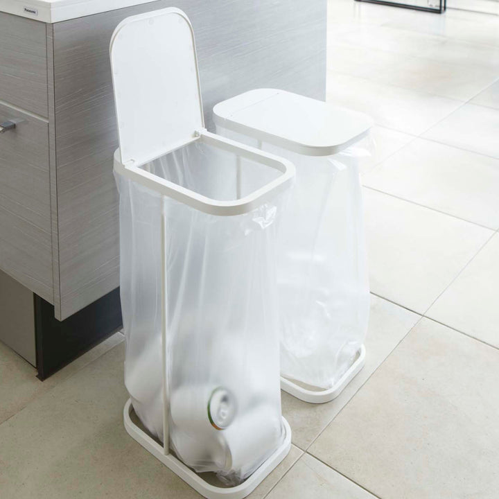 山崎実業分別ゴミ袋ホルダールーチェLUCE横開き縦開き