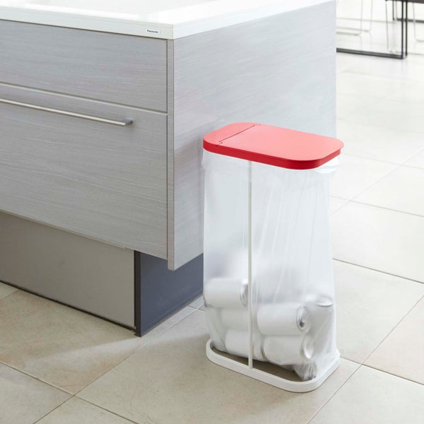 山崎実業分別ゴミ袋ホルダールーチェLUCE横開き縦開き