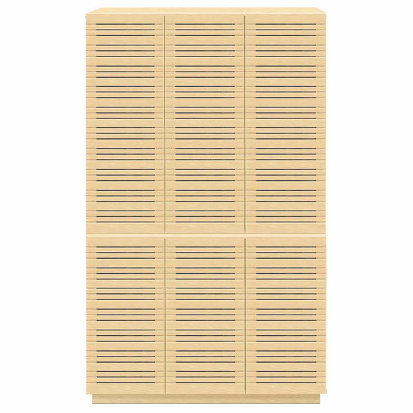 スリムキャビネット幅120cm背面化粧天然木