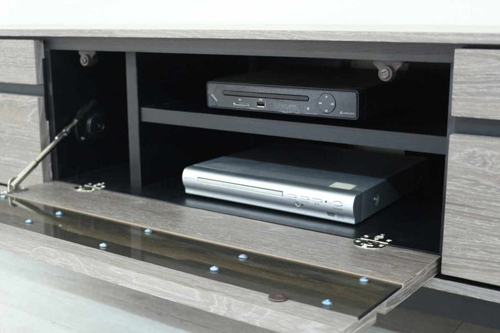 テレビ台幅180cm脚付きリモコンOK天然木完成品