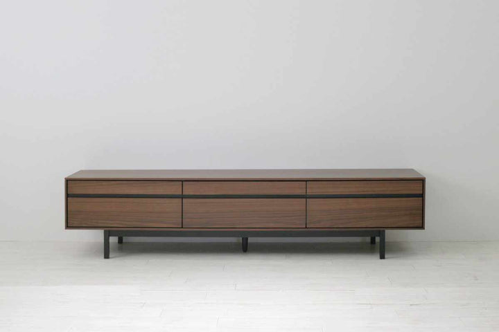 テレビ台幅180cm脚付きリモコンOK天然木完成品