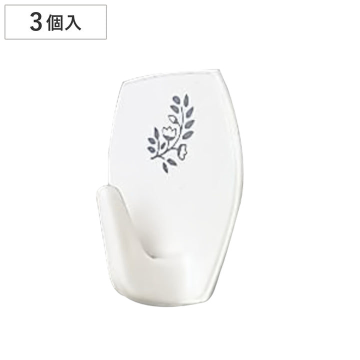 フックベンリーフック3個入接着剤耐荷重5kg