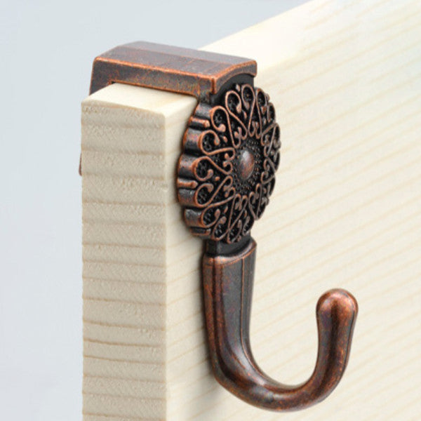 金属コート掛け/衣類掛けフック 〔ブロンズ 2個入り〕 木ネジフック 〔120個セット〕 レック 金属コート掛け&frasl;衣類掛けフック 〔ブロンズ 2個入り〕 木ネジフック 〔120