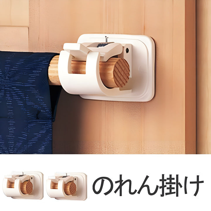 のれん掛けのれん棒受け粘着テープ2個入