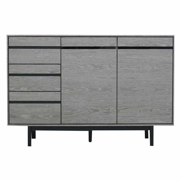 サイドボード幅120cm背面化粧天然木完成品