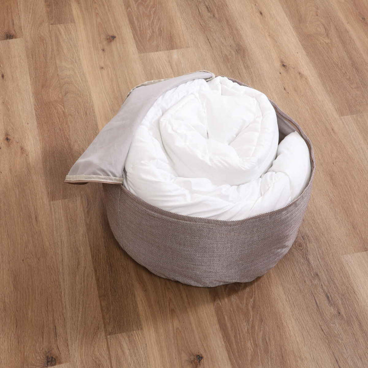 収納袋布団収納布団収納できるクッションカバーシュシュMラウンド