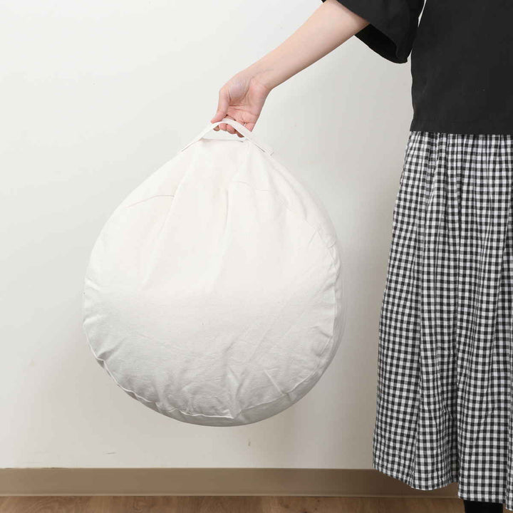 収納袋布団収納布団収納できるクッションカバーシュシュMラウンド