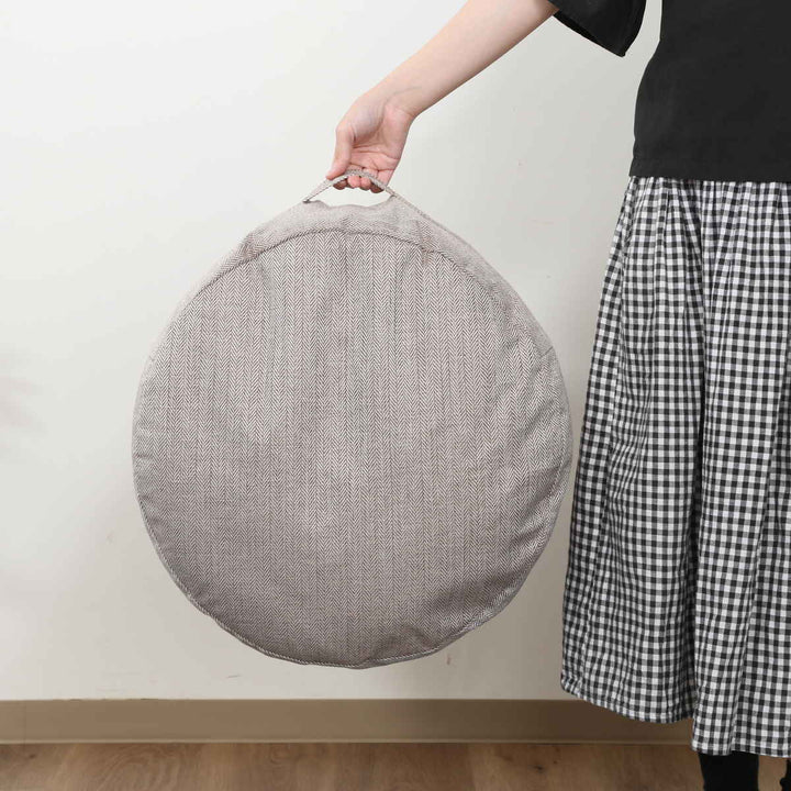 収納袋布団収納布団収納できるクッションカバーシュシュMラウンド