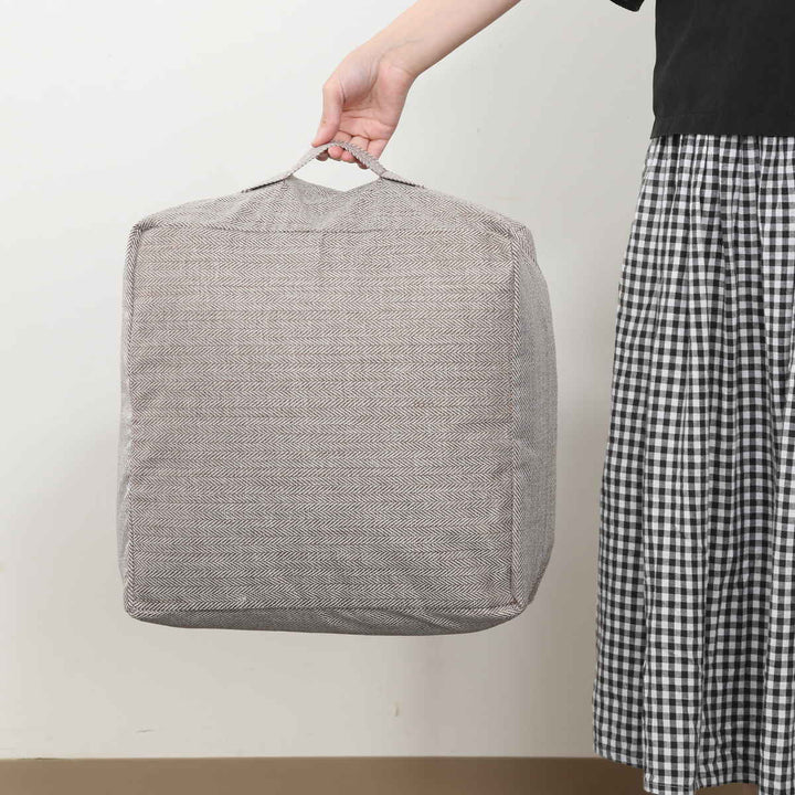 収納袋布団収納布団収納できるクッションカバーシュシュSスクエア