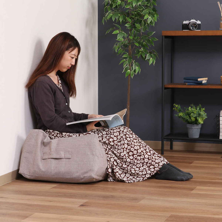 収納袋布団収納布団収納できるクッションカバーシュシュMスクエア