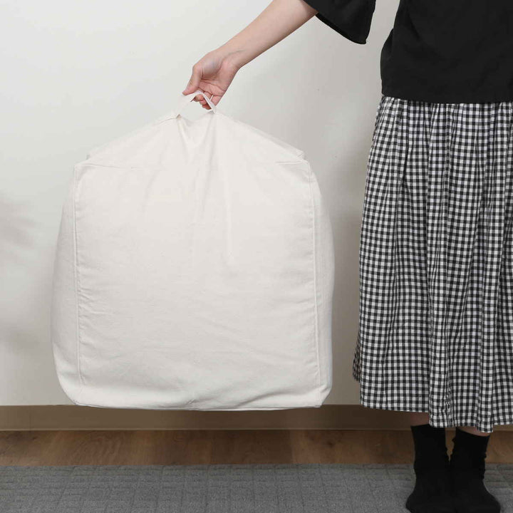 収納袋布団収納布団収納できるクッションカバーシュシュMスクエア