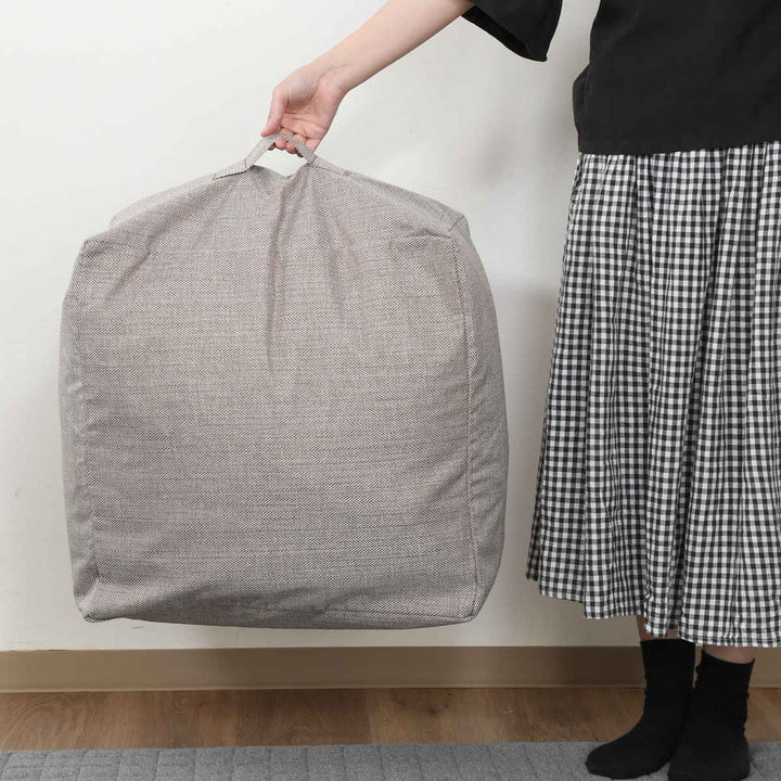 収納袋布団収納布団収納できるクッションカバーシュシュMスクエア