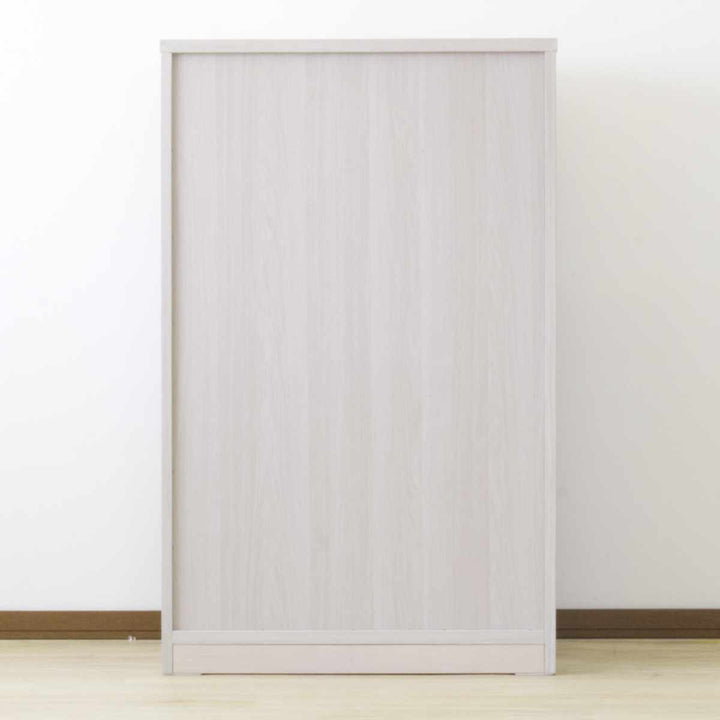 チェスト幅75cm5段6杯パステルカラー天然木完成品