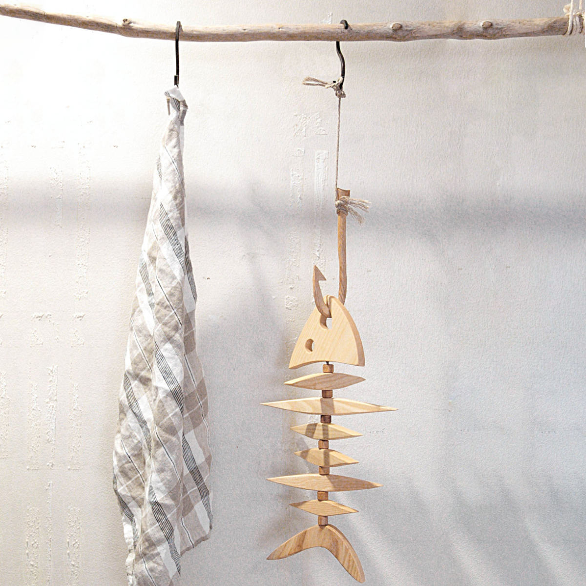 【希少】北欧風　トリベット　鉄製鍋敷き　魚モチーフFishborn trivet 鍋敷き トリベット フィッシュボーン Skandinavisk Hemslojd