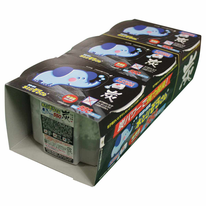 除湿剤水とりぞうさん炭550ml3個入