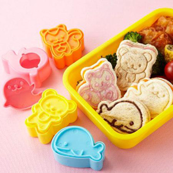 抜き型食パン抜き型海と森の仲間たち