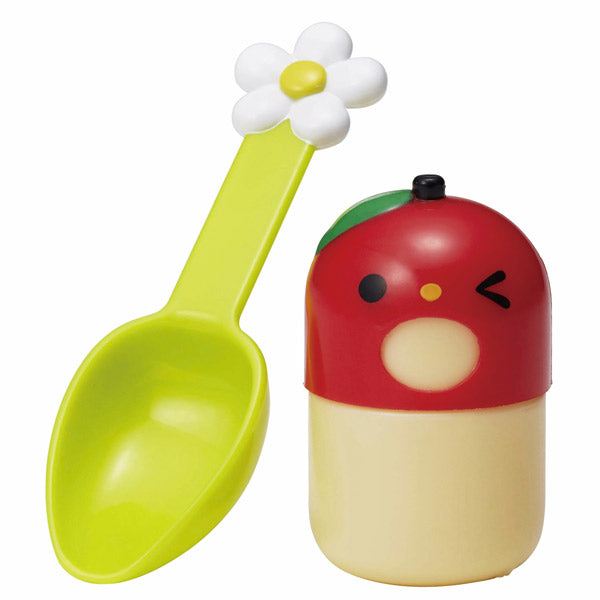 ふりかけケースふりかけ入れりんごスプーン付お弁当グッズ