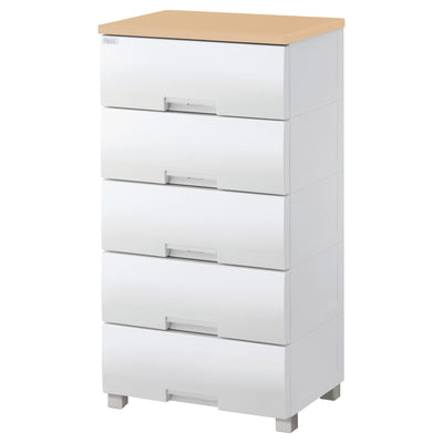 チェスト フィッツプラス 5段 幅55×奥行41×高さ105cm F5505 メープル