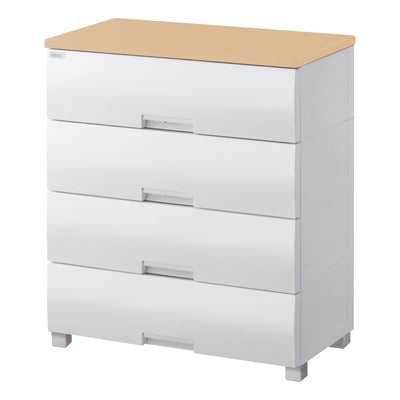 チェスト フィッツプラス 4段 幅75×奥行41×高さ85cm F7504 メープル