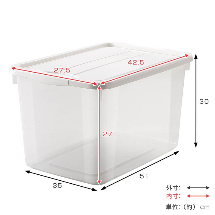 収納ケースフリーボックスプロフィックスPROFIX50深型幅35×奥行51×高さ30cm