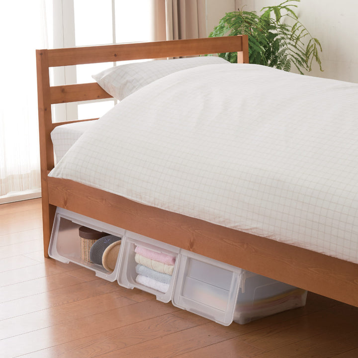 収納ボックス前開き幅30×奥行42×高さ31cmKABAKOカバコスリムM