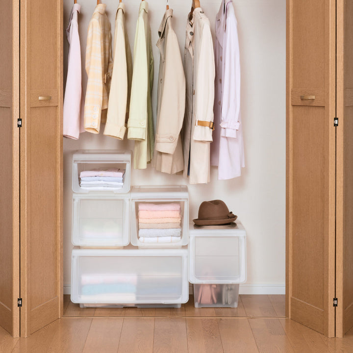 収納ボックス前開きKABAKOカバコスリムL