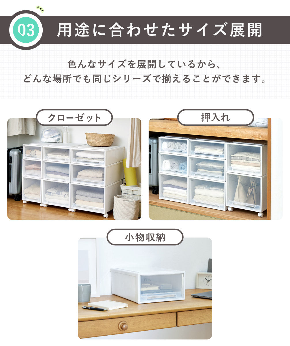 【受け渡し決定】フィッツケース フィッツケース 74（ホワイトクリア） テンマフィッツワールド