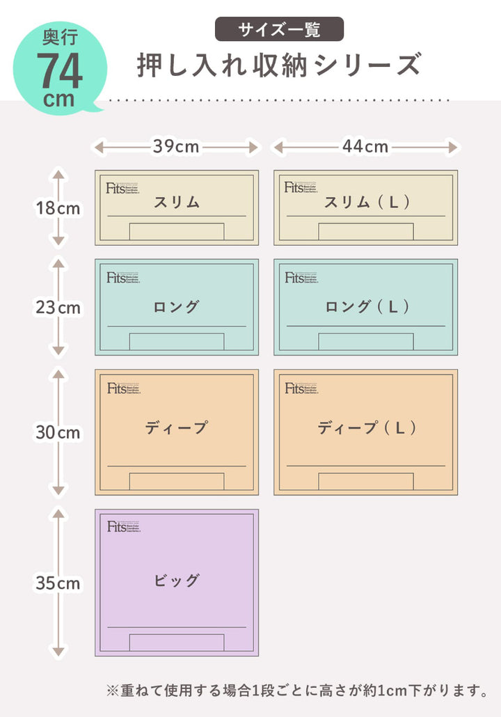 収納ケースFitsフィッツフィッツケースビッグ引き出しプラスチックカプチーノ