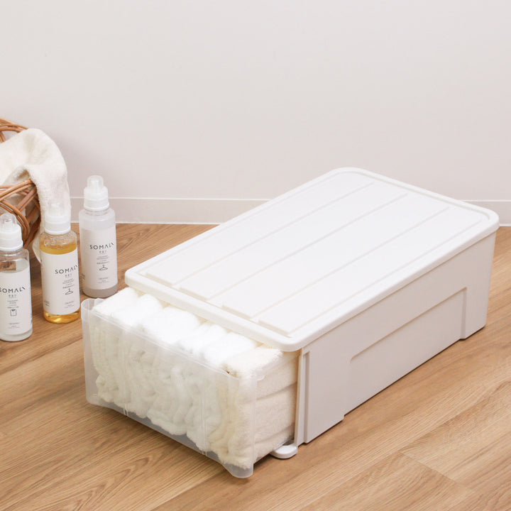 収納ケースたっぷり収納衣装ケース引き出しプラスチック66M幅39×奥行66×高さ23cm