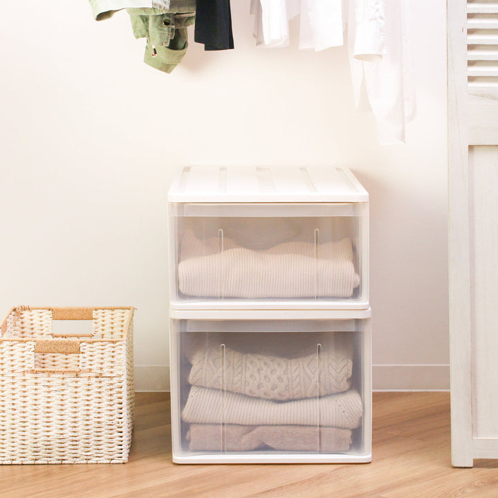 収納ケースたっぷり収納衣装ケース引き出しプラスチック66M幅39×奥行66×高さ23cm