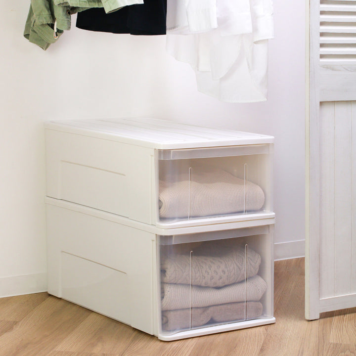 収納ケースたっぷり収納衣装ケース引き出しプラスチック66M幅39×奥行66×高さ23cm