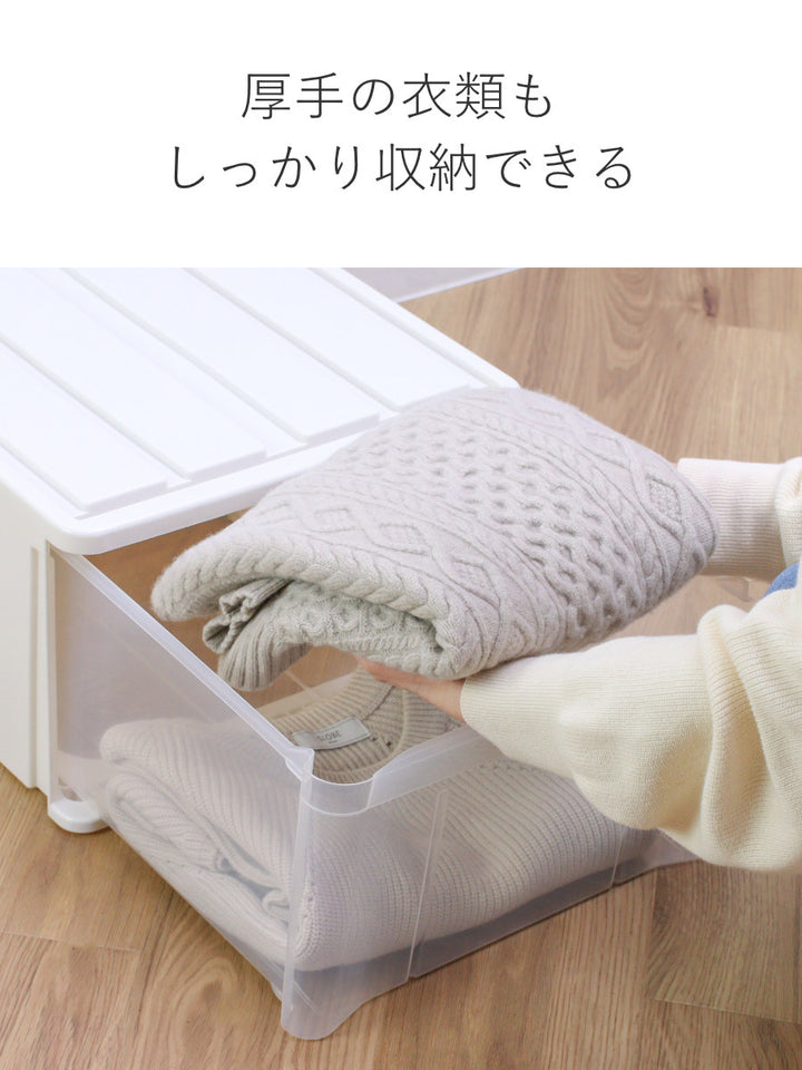 収納ケースたっぷり収納衣装ケース引き出しプラスチック66M幅39×奥行66×高さ23cm