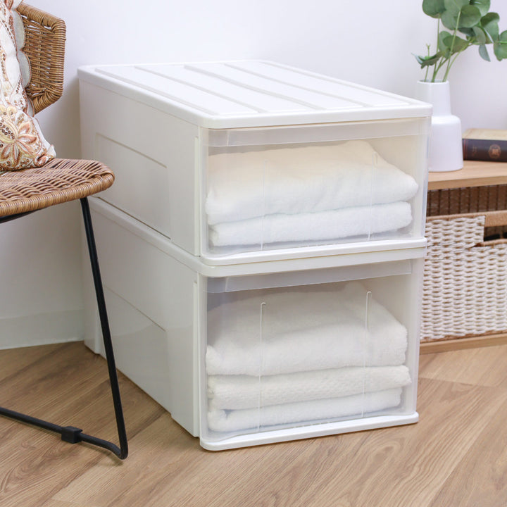 収納ケースたっぷり収納衣装ケース引き出しプラスチック66L幅39×奥行66×高さ30cm