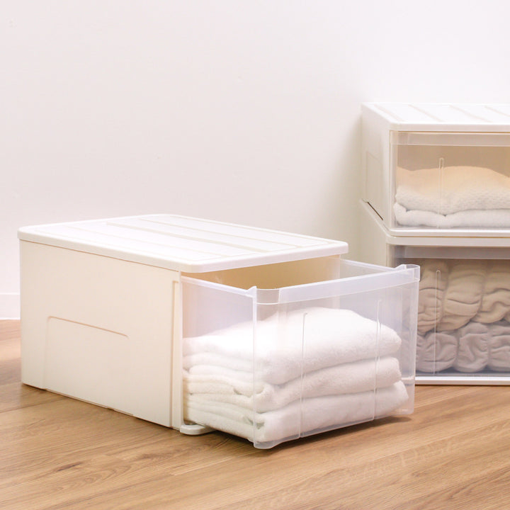 収納ケースたっぷり収納衣装ケース引き出しプラスチック55L幅40×奥行55×高さ30cm