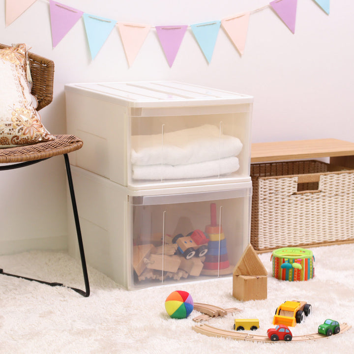 収納ケースたっぷり収納衣装ケース引き出しプラスチック55L幅40×奥行55×高さ30cm