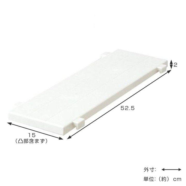 専用棚幅15cmフィッツユニットケースカプチーノ奥行55cm専用Fitsフィッツ